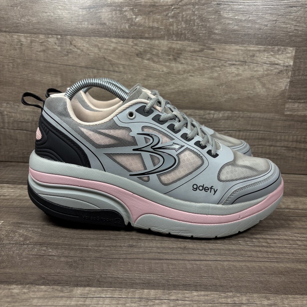 GDefy Gravity Defyer Gray Pink Womens US Size 10 TB9022FGP-M Sneakers
